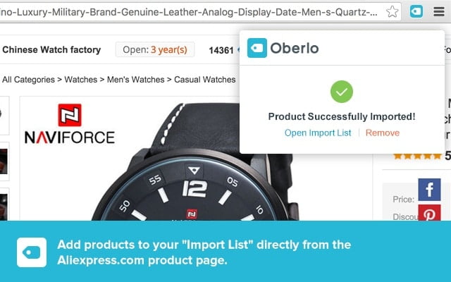 extension chrome oberlo