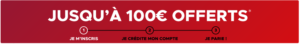 Betclic offre jusu'à 100 comme bonus de bienvenue