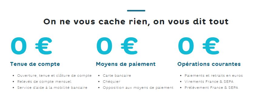 tarifs hello bank