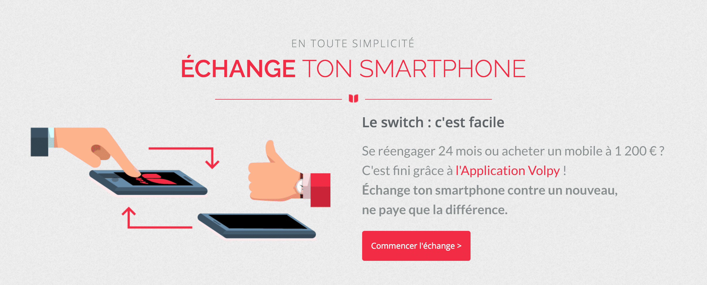 échanger son smartphone