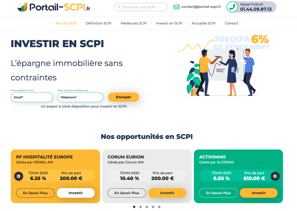 portail SCPI