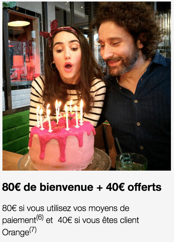 offre de bienvenue Orange bank