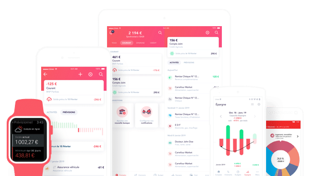 application gestion de budget linxo