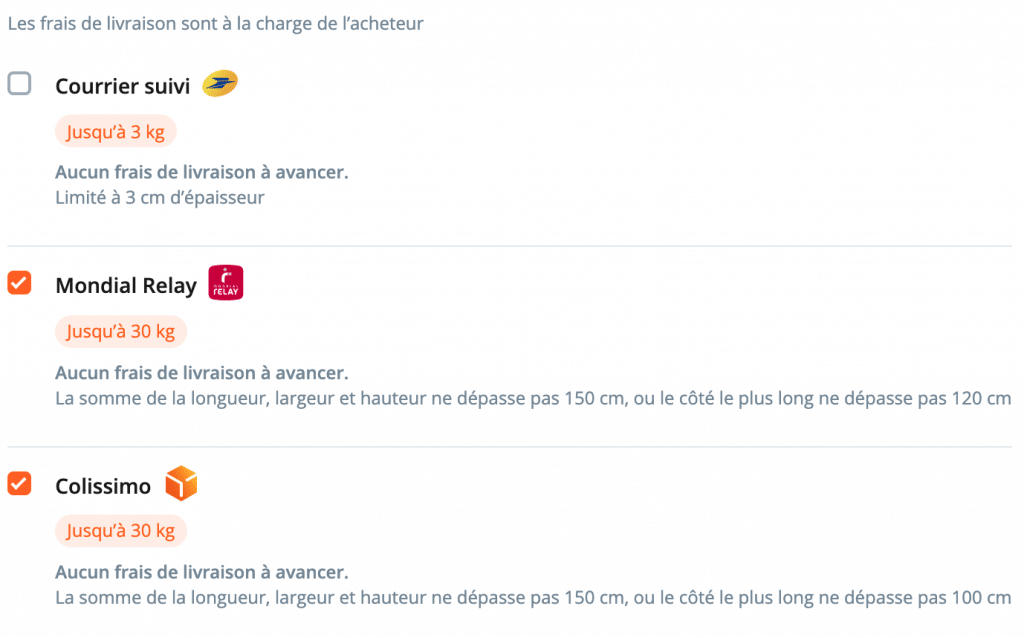 Comment envoyer sa commande ?