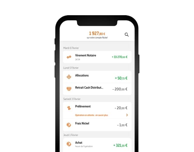 L’application mobile Compte Nickel