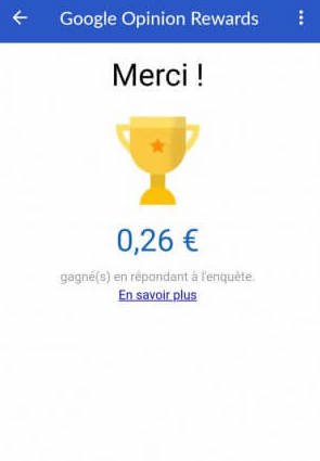 google opinion rewards