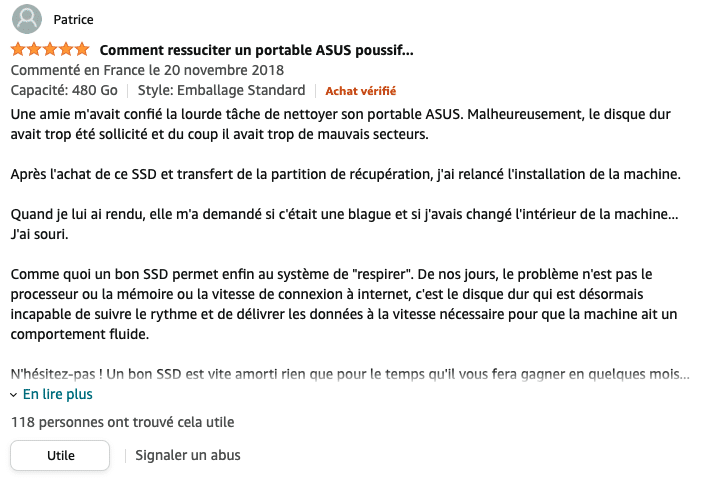 Demander à vos amis d’afficher la mention utile à vos commentaires 