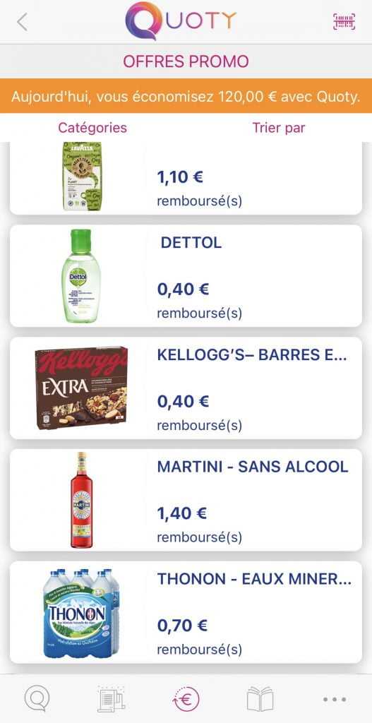 Les bons de réduction