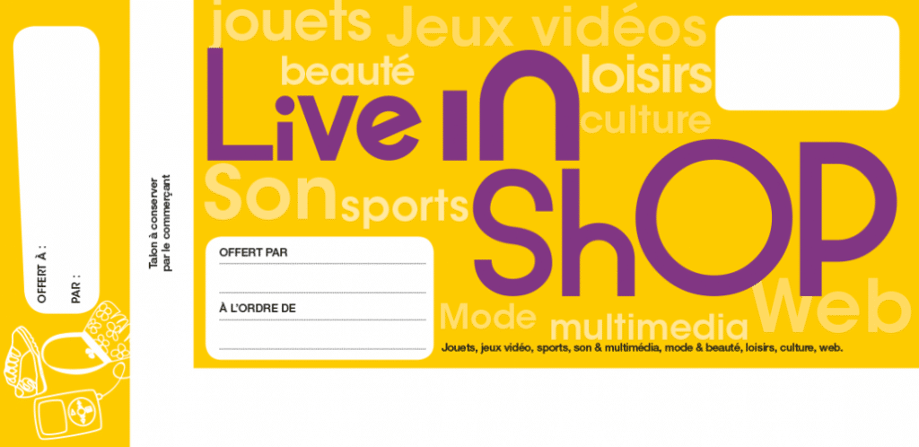 Chèques cadeaux Live in Shop : tout ce qu’il faut savoir