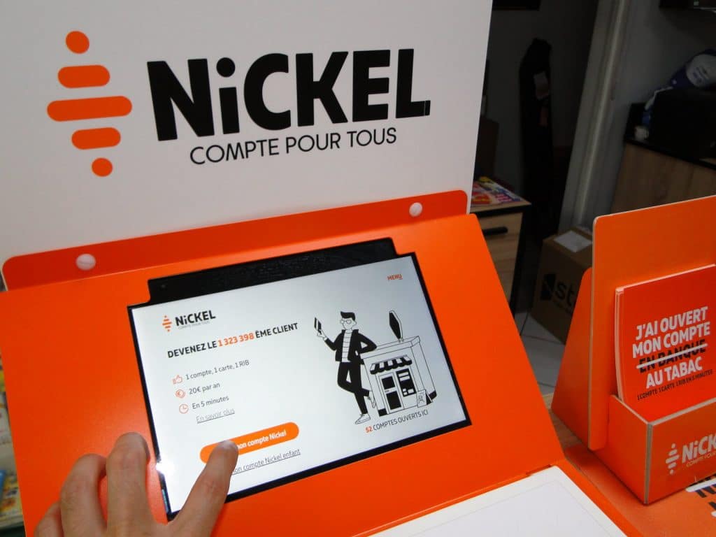 Ouvrir un compte Nickel en point de vente