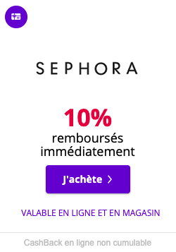 Les bons d'achat sont disponibles en magasin et en ligne