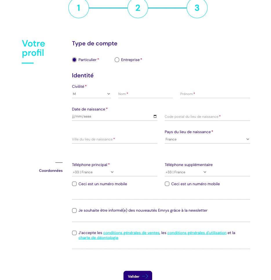 Etape 4 : Profil 