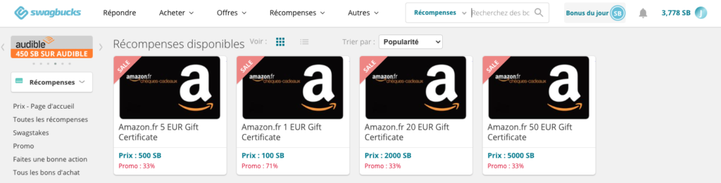 Réaliser des missions sur des sites rémunérateurs