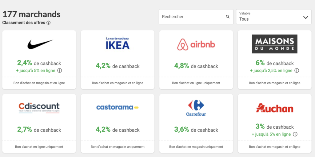 Le cashback pour optimiser ses courses alimentaires